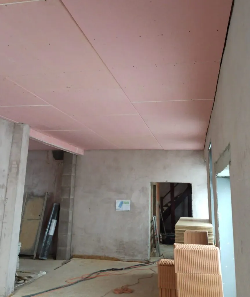Brandschutz-Trockenbauarbeiten an der Decke einer Kindertagesstätte in Friedberg, Suppro GmbH,